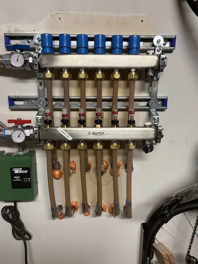 Plumber performing Gas Leak Detection at a residential property in Miami Heights